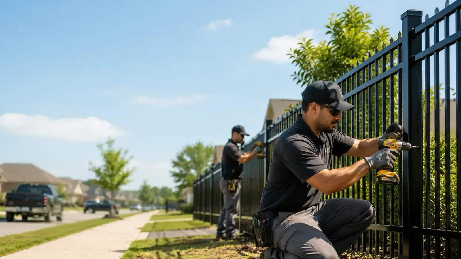 Metal Fence Installation in Coatesville, IN